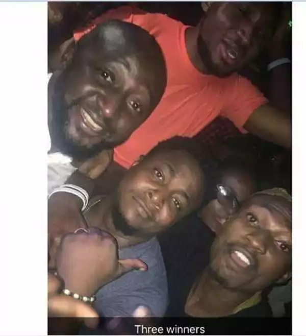 Big Brother Winners, Efe, Katung Aduwak & Kevin Chuwang All Pictured Together
